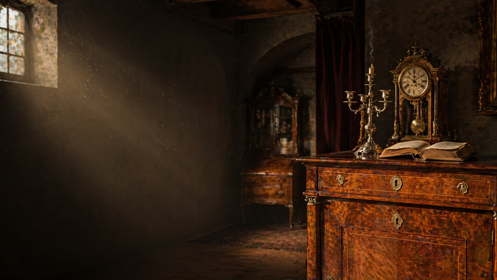 Restauriertes Vertiko aus dem Hofgut Antiquitäten